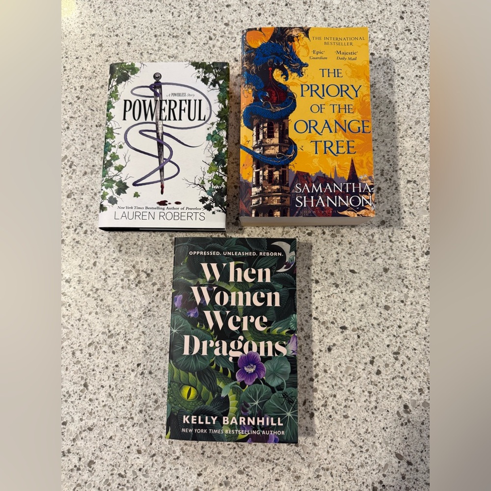 Set of Three Fantasy Novels